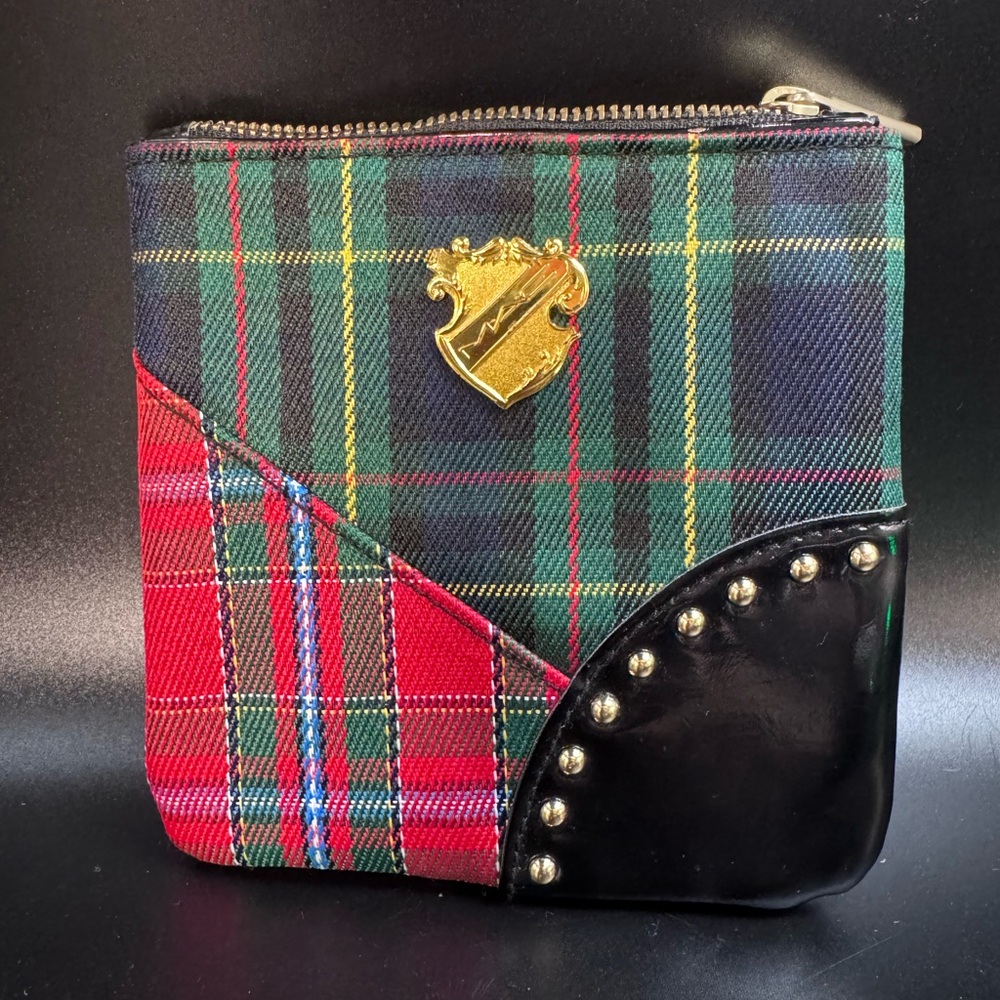 MAC Cosmetics Tartan Plaid Cosmetic Bag